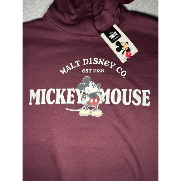 NWT Primark 2XL Mickey Hidden Pockets Hoodie - Picture 2 of 4